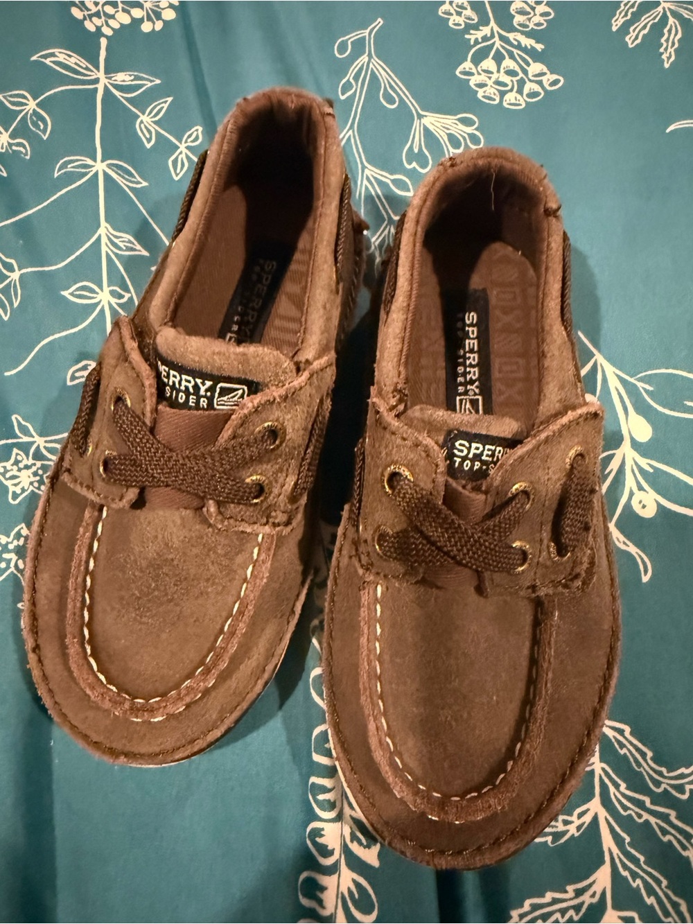 Sperry Kids Brown Moccasin Boat Shoes